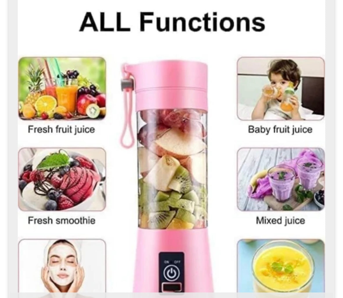 Portable USB Fruit Juicer